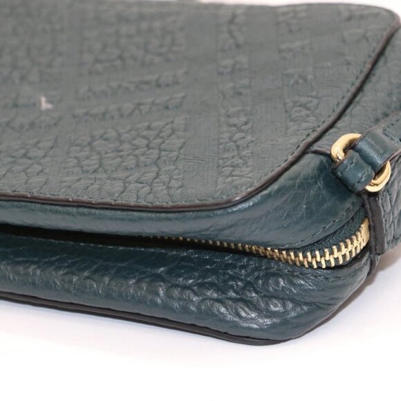 Burberry Pebbled Leather Small Shoulder Handbag - Green - Picture 5 of 16
